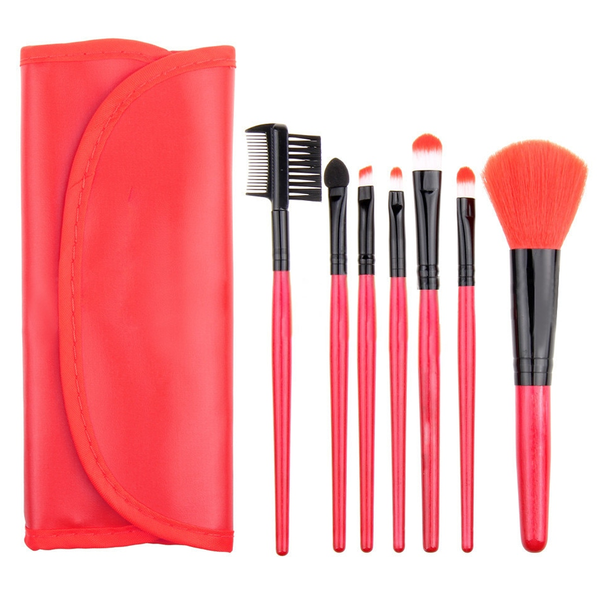 7 Piece Classic Makeup Brush Set