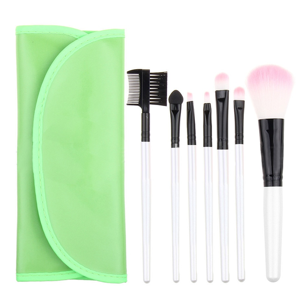 7 Piece Classic Makeup Brush Set