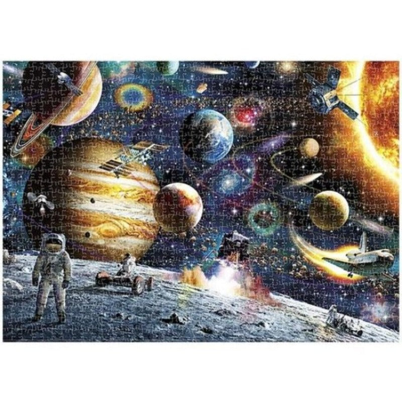 1000-Piece Jigsaw Space Traveler Puzzle