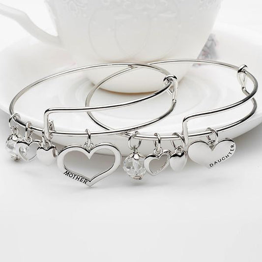 Mother Daughter Charm Bangle Set - Florence Scovel - 1