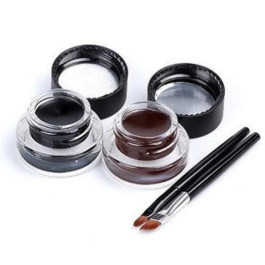 Gel Eyeliner in Black and Brown Color -Make up your eyes