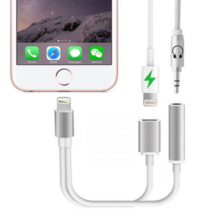 2 in 1 Earphone & Lightning Adapter for iPhone 7 | 7Plus