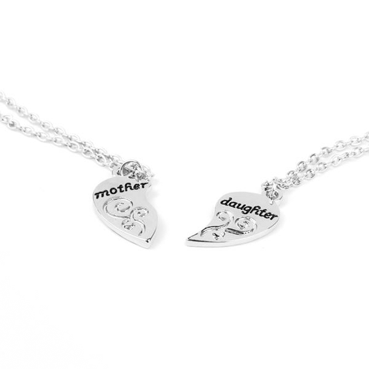 Mother & Daughter Pendant Necklace