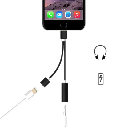 2 in 1 Earphone & Lightning Adapter for iPhone 7 | 7Plus