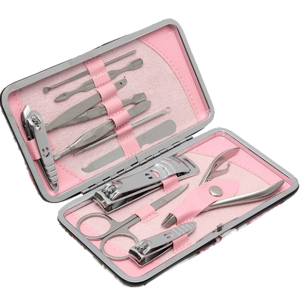 12 Piece Stainless Steel Professional Manicure Set