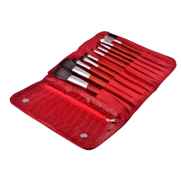 10 Piece Crimson Brush Set