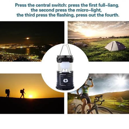 Solar Camping Light with Portable Charger – Camping Made Fun and Safe