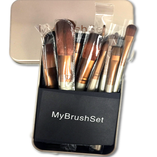 12 Piece Bronze Brush Set , Make Up Brush - My Make-Up Brush Set, My Make-Up Brush Set
 - 4