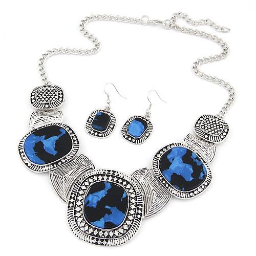 Rhinestone Statement Necklace Set - Florence Scovel - 4