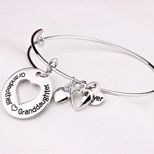 Grandmother Love Granddaughter Charm Bangle - Florence Scovel - 4