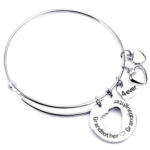 Grandmother Love Granddaughter Charm Bangle - Florence Scovel - 6