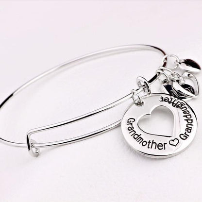 Grandmother Love Granddaughter Charm Bangle - Florence Scovel - 3