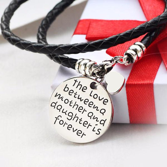 The Love Between a Mother and Daughter is Forever - Hand Stamped Bracelet - Florence Scovel - 5