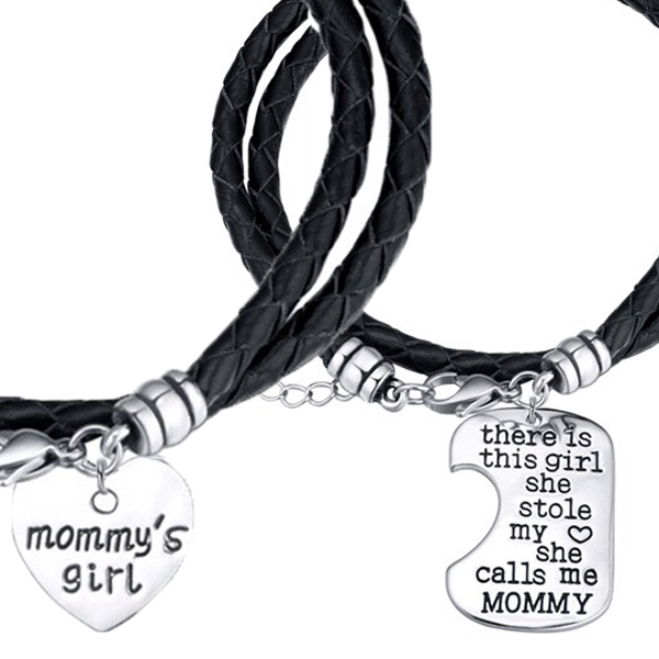 Mommy's Girl Hand Stamp Bracelet Set - Florence Scovel - 4