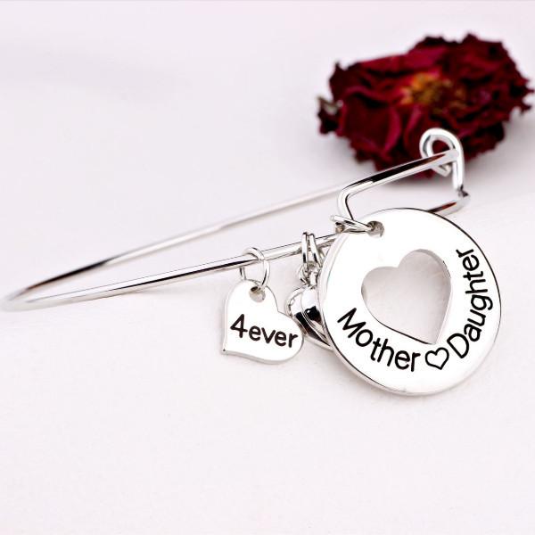 Mother Daughter Love Charm Bangle - Florence Scovel - 2