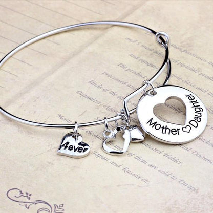 Mother Daughter Love Charm Bangle - Florence Scovel - 3