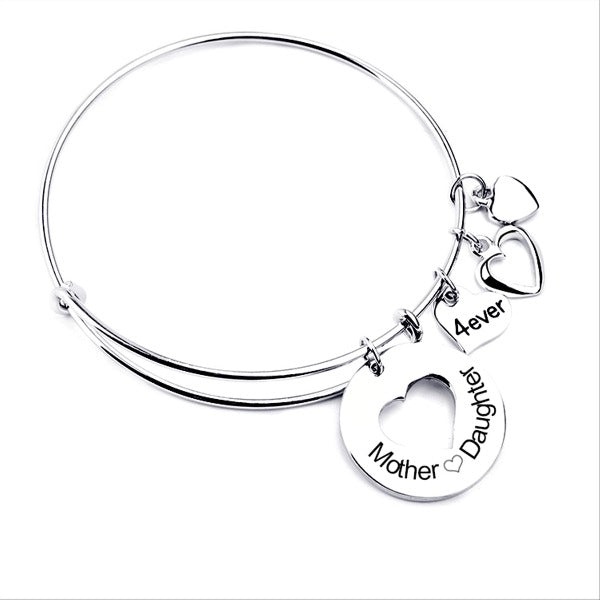 Mother Daughter Love Charm Bangle - Florence Scovel - 4