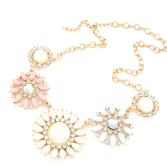 Floral Classic Statement Necklace - Florence Scovel - 1