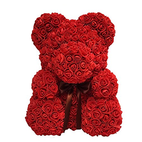 Flower Rose Teddy Bear- Large