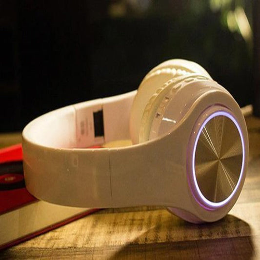 Bluetooth headset with LED light