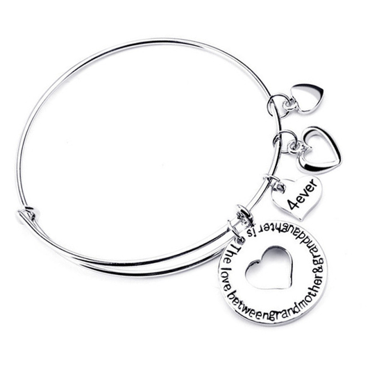 The Love Between Grandmother and Granddaughter is 4ever-Bangle - Florence Scovel