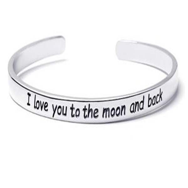 I Love You To The Moon And Back Bangle - Florence Scovel - 2