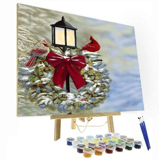 Paint By Number DIY Painting Kit - Cards & Lamps