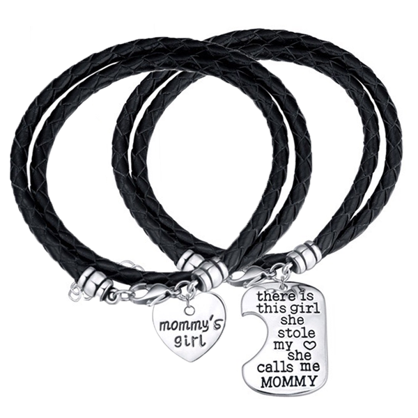 Mommy's Girl Hand Stamp Bracelet Set - Florence Scovel - 1