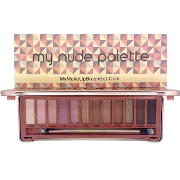 My-Nude Color Palette Eyeshadow , Make Up Brush - MyBrushSet, My Make-Up Brush Set
 - 2