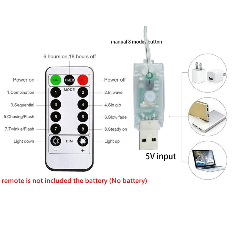 USB LED Curtain Light