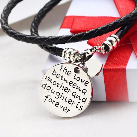 The Love Between a Mother and Daughter is Forever Bracelet