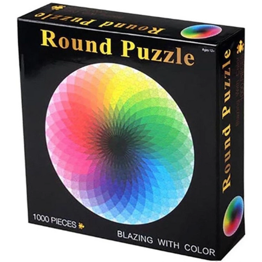 1000 Piece Rainbow Round Puzzle