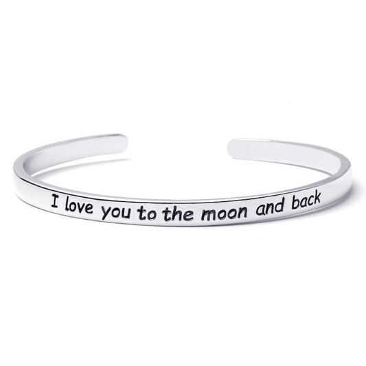 I Love You To The Moon And Back Bangle - Florence Scovel - 1