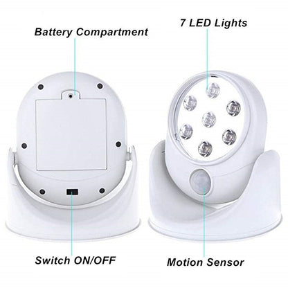 Wireless Infrared Motion Activated Sensor Light Lamp